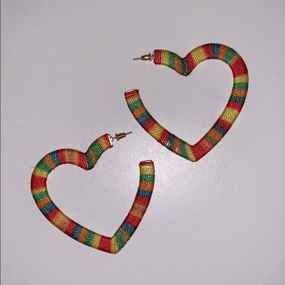 Heart earrings - Picture 2 of 2